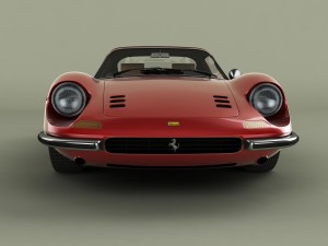 dino ferrari 246 gts 3D मॉडल