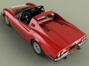 dino ferrari 246 gts 3D मॉडल