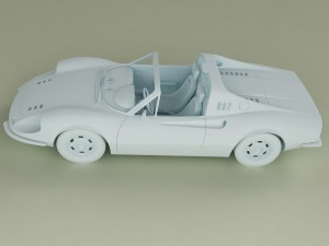 dino ferrari 246 gts 3D मॉडल
