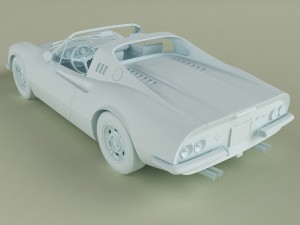 dino ferrari 246 gts 3D मॉडल