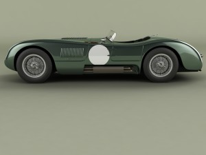 jaguar c-type 3D Model