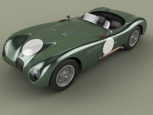 jaguar c-type 3D Model