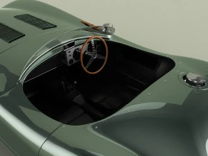 Jaguar C-Type 3D Modell