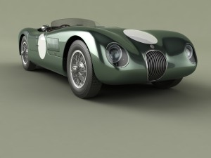 jaguar c-type 3D Model