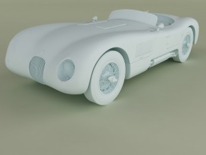 jaguar c-type 3D Model