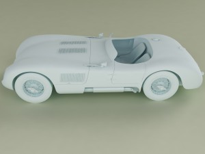 jaguar c-type 3D Model