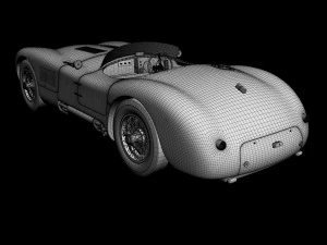 Jaguar C-Type 3D Modell