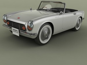 honda sports 360 Modello 3D