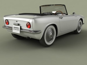 honda sports 360 3D Model