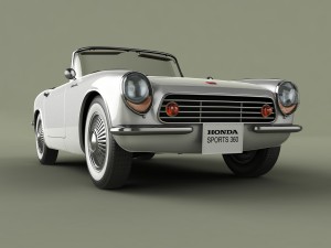 honda sports 360 3D Model