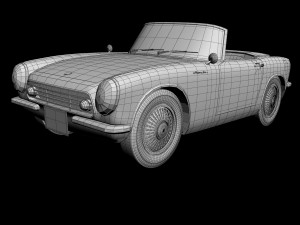 honda sports 360 3D Model