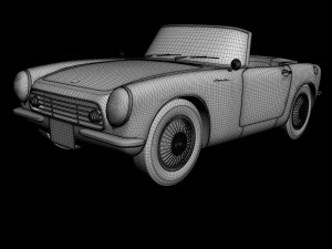 honda sports 360 3D Model