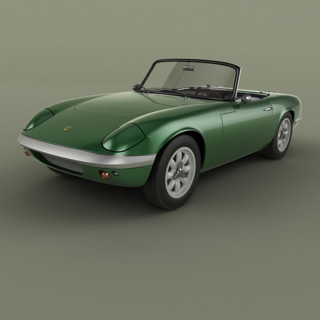 lotus elan s2 3D Model .c4d .max .obj .3ds .fbx .stl .blend 