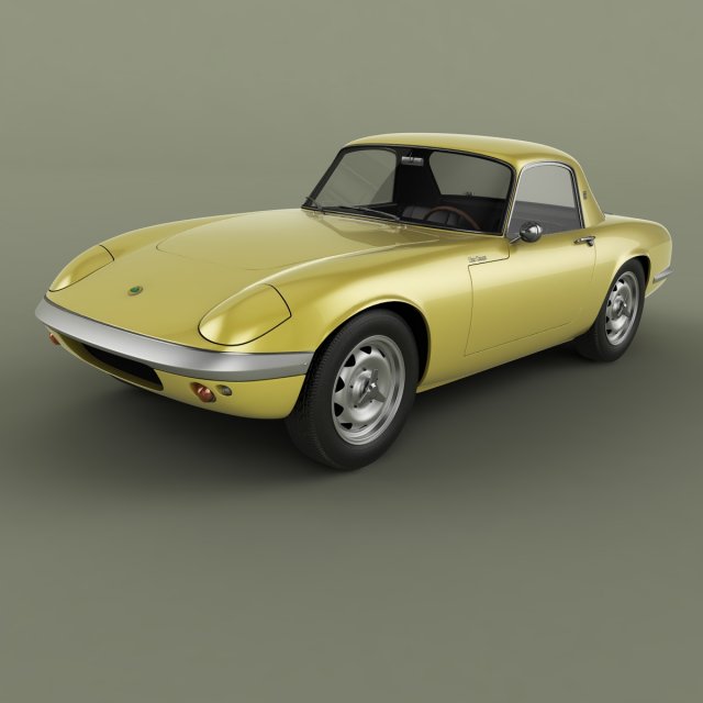 lotus elan s3 coupe Modèle 3D .c4d .max .obj .3ds .fbx .stl .blend 