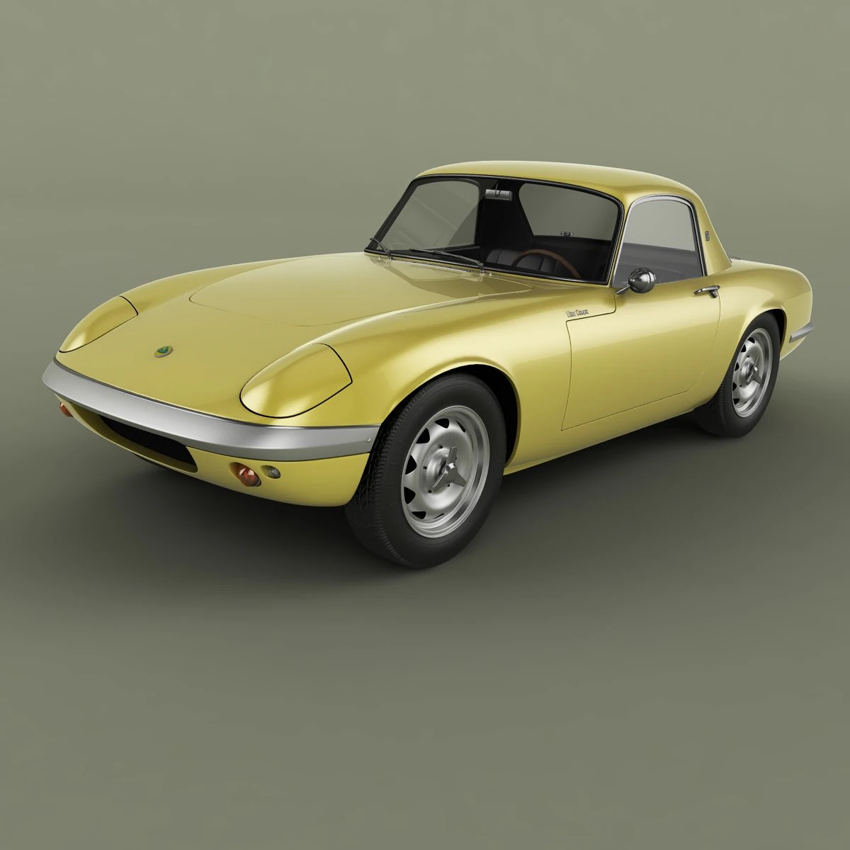 lotus elan s3 coupe 3D Model .c4d .max .obj .3ds .fbx .stl .blend 