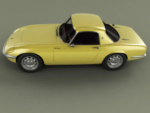 lotus elan s3 coupe 3D Model