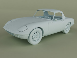 lotus elan s3 coupe Modèle 3D