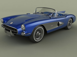 chevrolet corvette sr2 3D Model