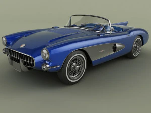 chevrolet corvette sr2 Model 3D