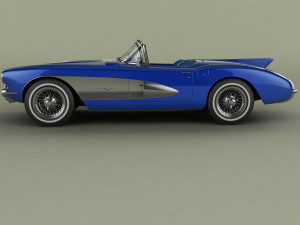 chevrolet corvette sr2 3D Model