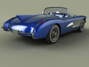 chevrolet corvette sr2 3D Model