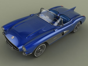 chevrolet corvette sr2 3D Model