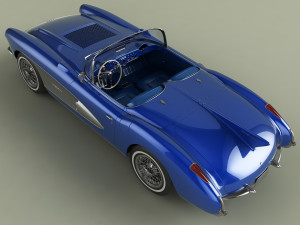 chevrolet corvette sr2 3D Model