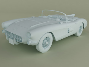 chevrolet corvette sr2 3D Model