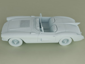 chevrolet corvette sr2 3D Model