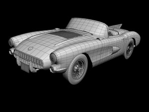chevrolet corvette sr2 3D Model