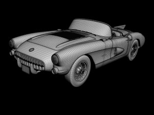 chevrolet corvette sr2 3D Model