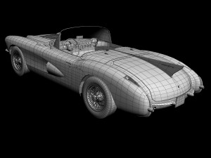 chevrolet corvette sr2 3D Model