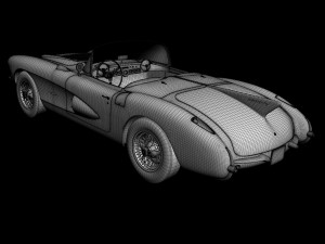 chevrolet corvette sr2 3D Model