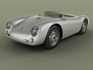porsche 550 spyder 3D Model