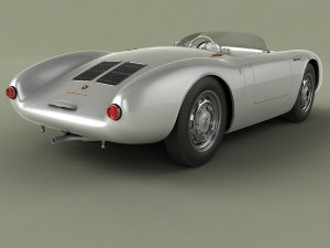 porsche 550 spyder Modelo 3D