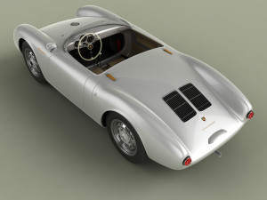 porsche 550 spyder Modelo 3D