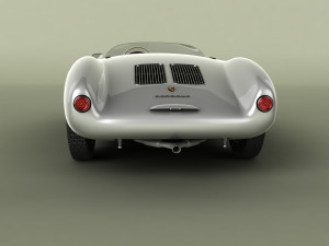 porsche 550 spyder Modelo 3D