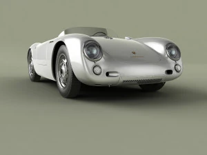 porsche 550 spyder 3D Model