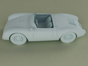 porsche 550 spyder Modelo 3D