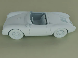 porsche 550 spyder 3D Model