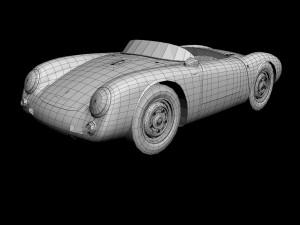 porsche 550 spyder Modelo 3D