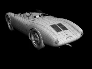 porsche 550 spyder 3D Model