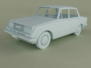 toyota corona t40 sedan 3D Model
