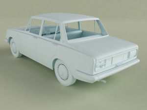toyota corona t40 sedan 3D Модель