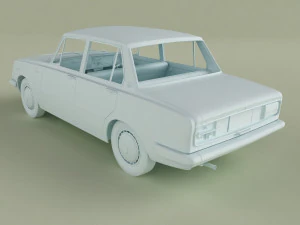 toyota corona t40 sedan 3D Model