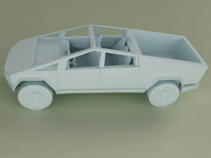 tesla cybertruck 3D Model