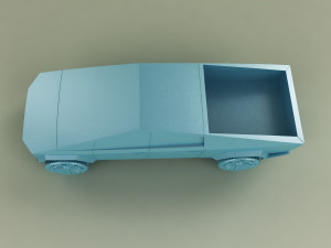 tesla cybertruck 3d print model 3D मॉडल