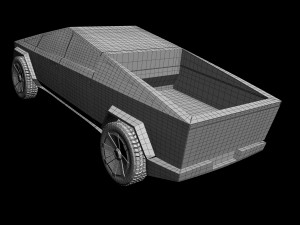 tesla cybertruck 3d print model 3D मॉडल