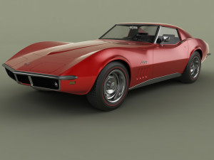 chevrolet corvette c3 coupe 3D 모델
