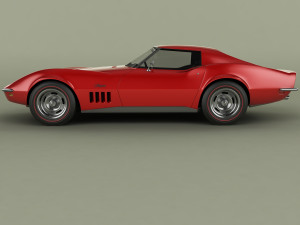 chevrolet corvette c3 coupe 3D 모델
